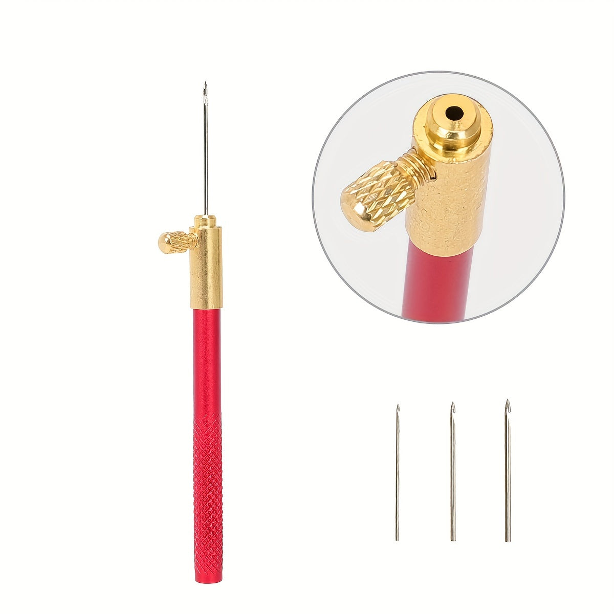 French Embroidery Crochet Kit with 3 Stainless Steel Needles
