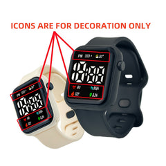 Teen Style Luminous Clock Electronic Watch Set for Eid Party Gift