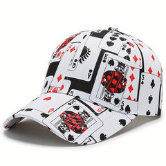 Boy's Playing Card Baseball Hat Cap Trucker Hat Hip Hop Baseball Cap