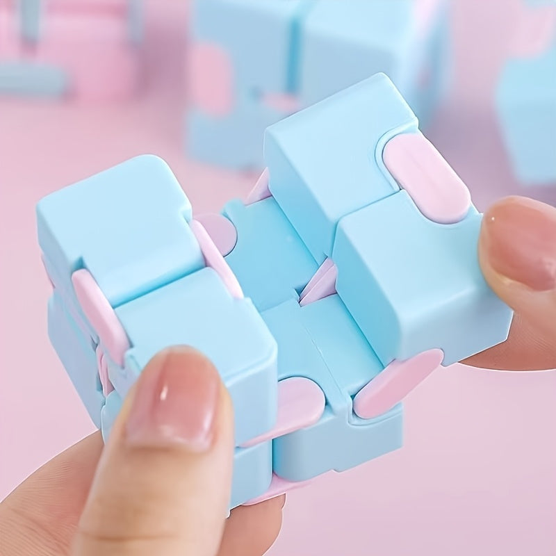 Infinity Flip Cube Puzzle Fidget Toys Smooth Mechanism Durable Plastic