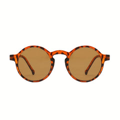 Retro Round Frame Sunglasses for Girls