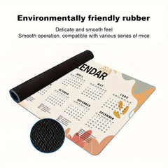 Morandi Style Mouse Pad with Calendar