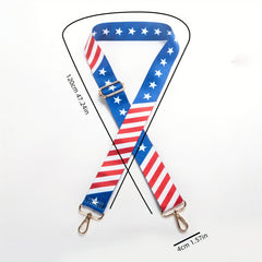 Colorful Flag Print Shoulder Strap Replacement Belt