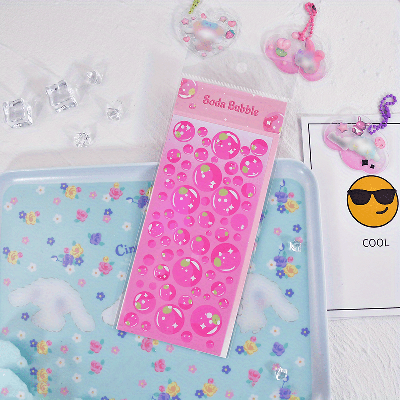 Clear Bubble Pattern Sticker for Craft Decoration