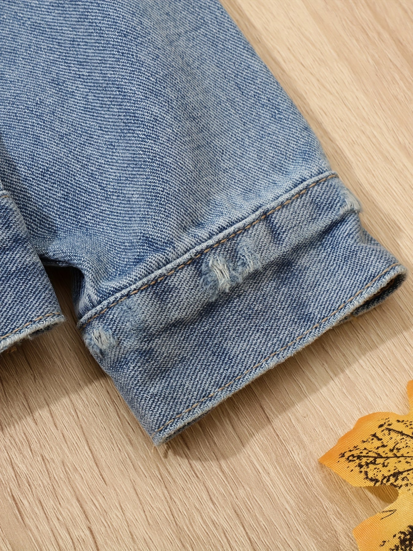 Kid's Comfy Denim Jacket Vintage Style Boy's Coat for Spring Fall