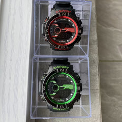 Boys' Digital Sport Watch, Red, IPX7 Swimming Watch with Stopwatch