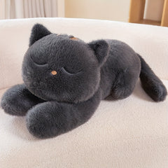 Stomach Cat Plush Toy - Soft Stuffed Animal with Realistic Fur