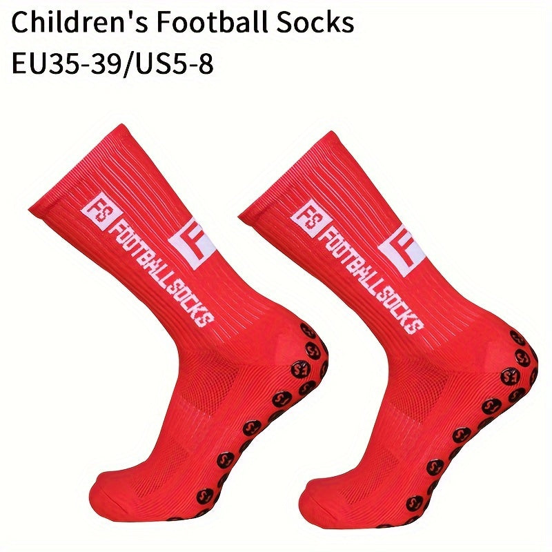 Non-slip Soccer Socks Breathable Sweat-absorbing Outdoor Sports Crew Socks
