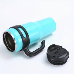 40OZ Stainless Steel Car Cup Portable Handle Ice Cream Cup