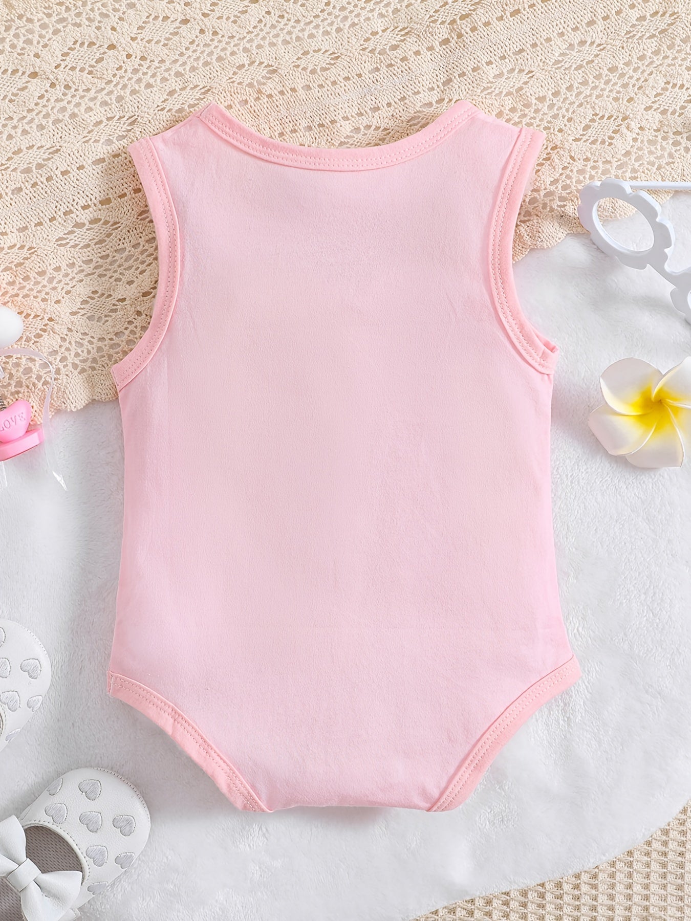 Newborn Cotton Baby Jumpsuit Sleeveless