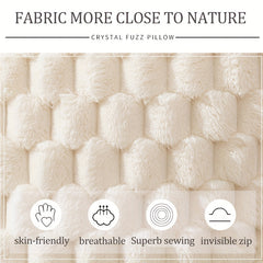 Christmas Throw Pillow Cover for Decorative Sofa Couch Bed - Cozy Soft Design