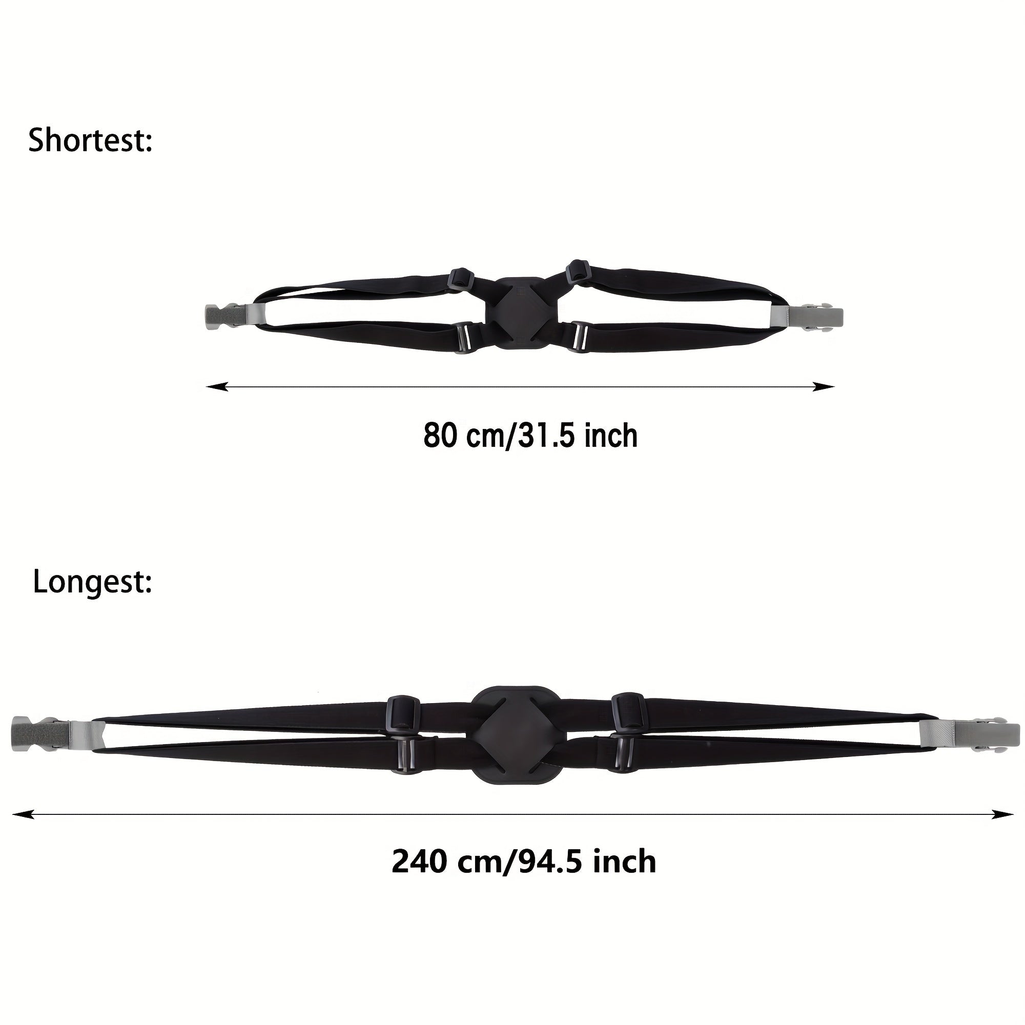 Adjustable Elastic Luggage Strap with Buckles for Baggage