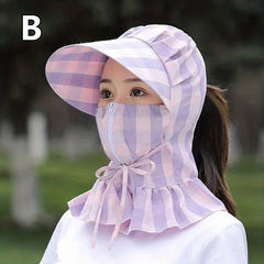 Summer Sun Hat Fan Visor Hat Outdoor Riding Cycling Windproof Sun Hat