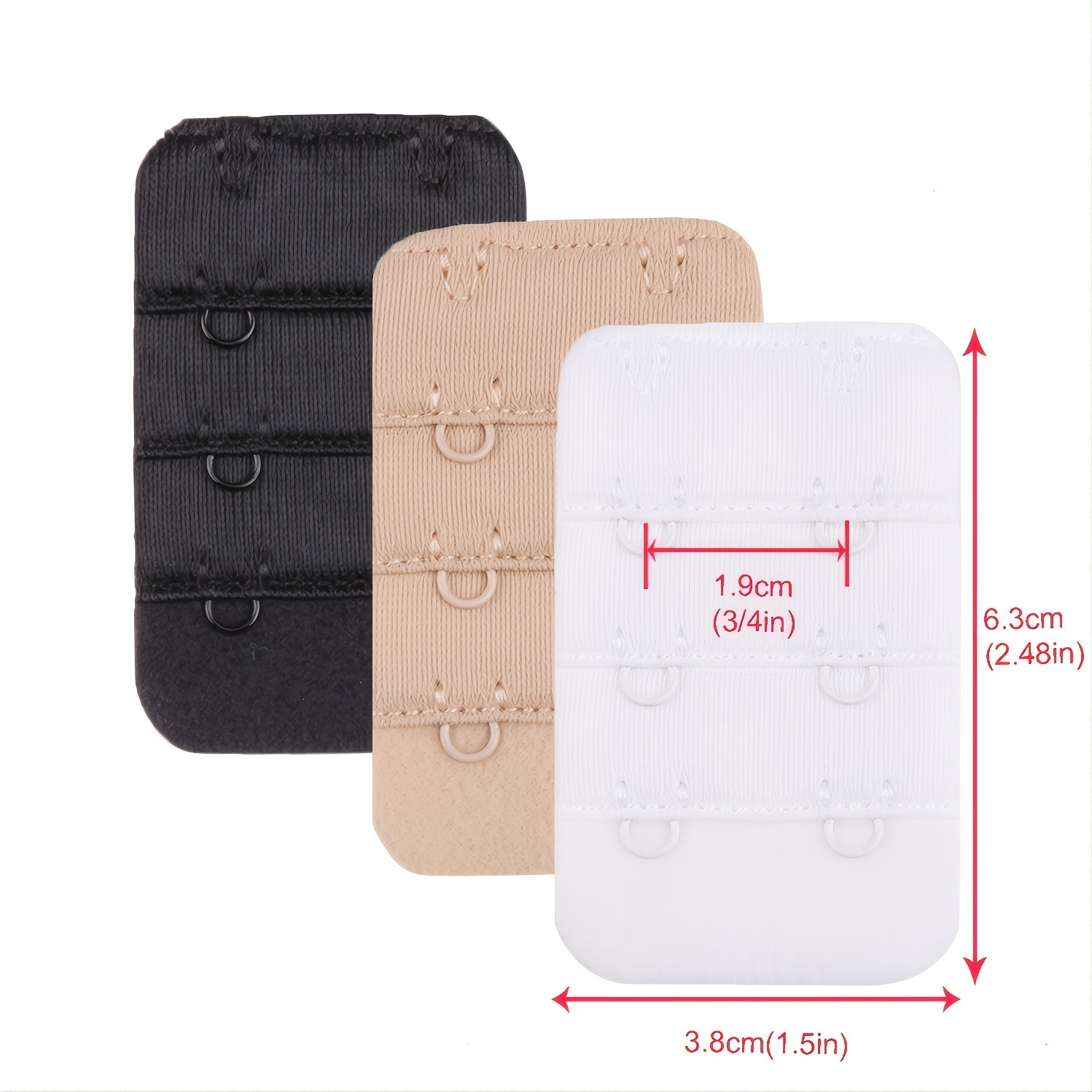 Women's Bra Extender 3pcs Pack size