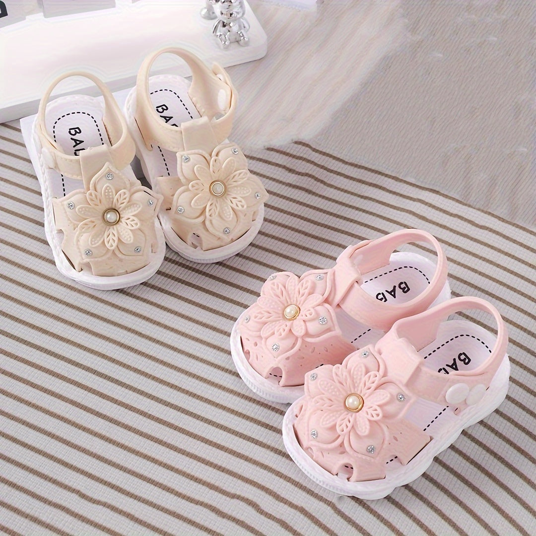 Baby Girls Flower Sandals Breathable Non-slip All Seasons