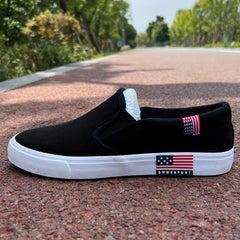 Men's Canvas Slip On Casual Shoes Low Top Classic