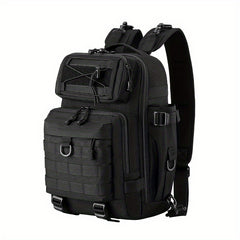 Fishing Tackle Storage Bag with Water Bottle & Rod Holder