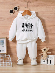 PARTY QUEEN Kids Outfit Toddler Baby Trousers Sweatshirt Set