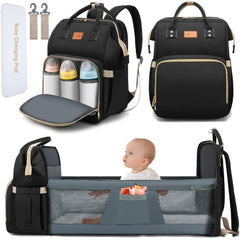 Large Capacity Mommy Bag with Crib