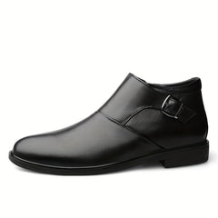 Men's Monk Strap Ankle Top Boots Wear resistant Non Slip Outdoor Casual Boots