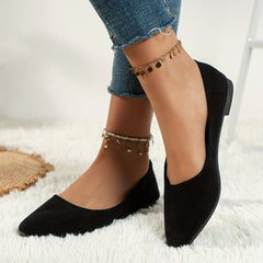 Women's Lightweight Pointed Toe Slip On Shoes