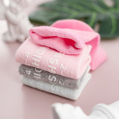 8pk Thermal Crew Socks for Girls/Toddlers - Cozy & Warm for Cold Weather