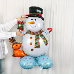 Christmas Gift Snowman Balloon Decoration