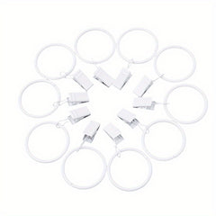 10pcs DIY Curtain Clip Set Shower Curtain Hook Roller Ball Hook
