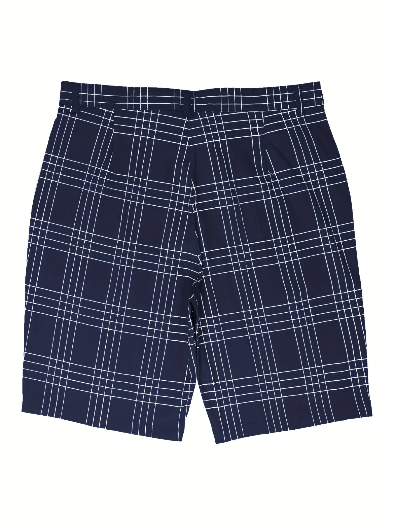 Men's Slim Fit Plaid Shorts For Summer
