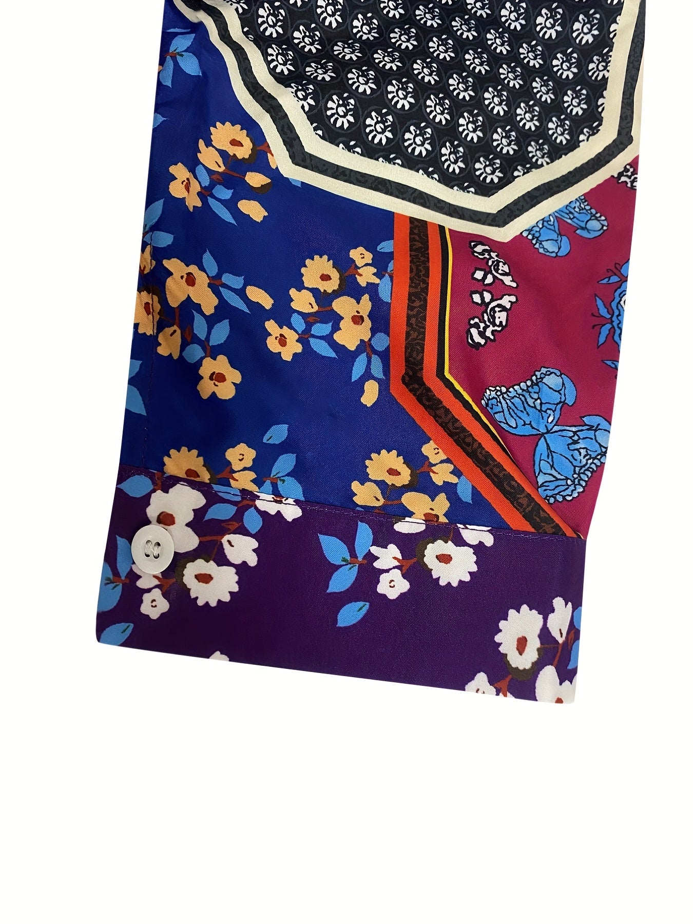 Boho Dress Women's Plus Geo Print Half Sleeve V Neck Stretch Dress