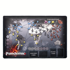 Pandemic Board Game Play Mat Base Game Family Board Game Map Player Mat