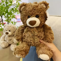 Teddy Bear Plush Toy Deep Brown Ivory Perfect Birthday Gift Boys Girls