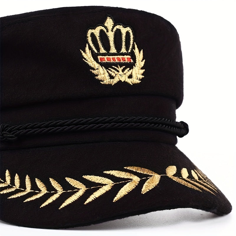 Men's Navy Beret Hat
