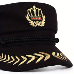 Men's Navy Beret Hat