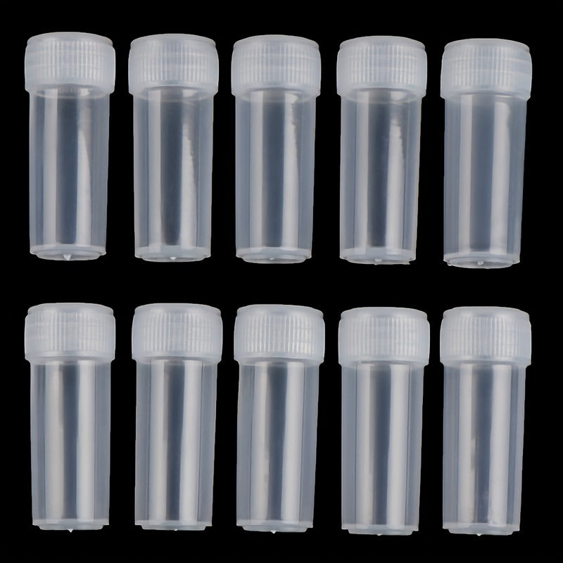 100pcs 5ml Plastic Bottles for School Chemistry Supplies