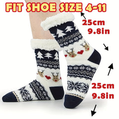 Plush Warm Socks Thickened Soft Slipper Socks Cozy Sleep Socks