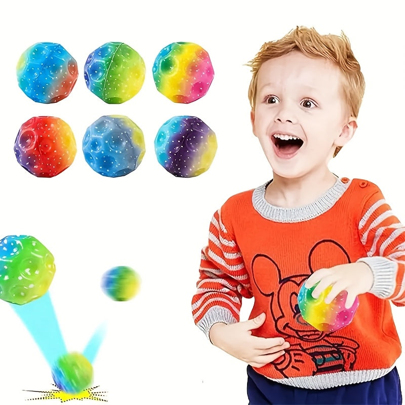Colored Space Balls Mini Bouncing Balls Lightweight Easter Novelty Toys