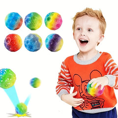 Colored Space Balls Mini Bouncing Balls Lightweight Easter Novelty Toys