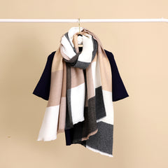 Plaid Print Scarf Shawl for Women