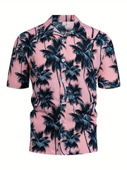 Men's Hawaiian Graphic Print Short Sleeve Shirts