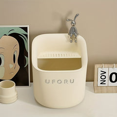 Mini Removable Drain Bucket Plastic Trash Can Home Essential
