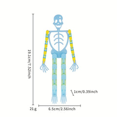 Glowing Skeleton Set Phone Stand Toy