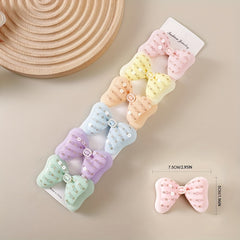 6pcs Butterfly Hairpin Bowknot Hair Clips for Baby Girls