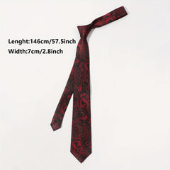 Men's Paisley Cashew Floral Ethnic Style Tie