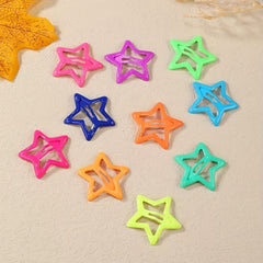 10pcs Princess Hair Clips Luminous and Decorative for Girls