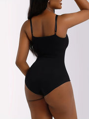 Solid Cami Bodysuit Sexy Sleeveless Slim Summer Bodysuit