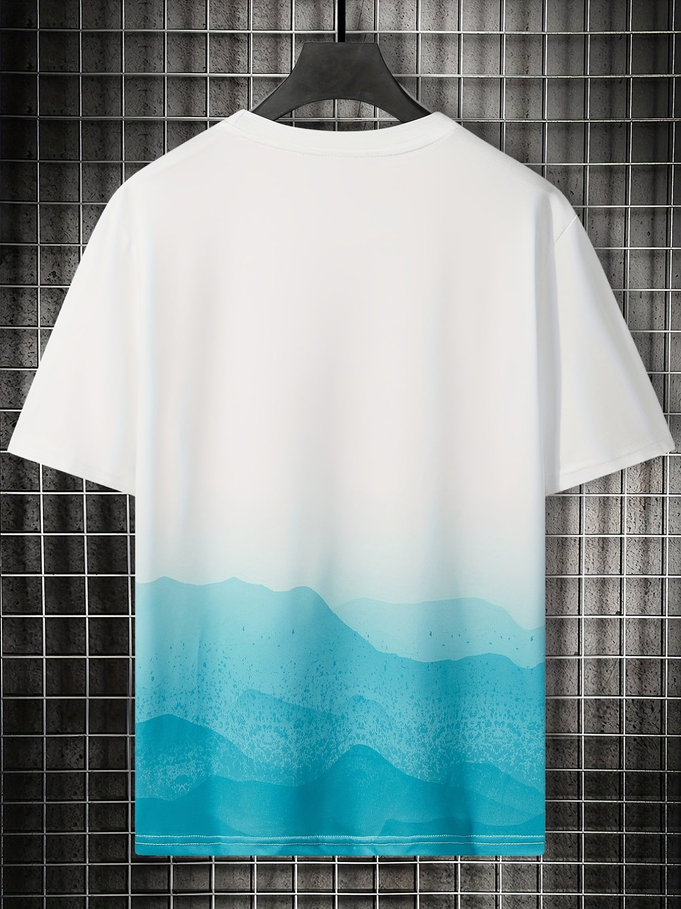 Desert Pattern Men's Casual Round Neck T-shirt