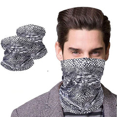2 Pcs Magic Neck Gaiter Bandana Half Face Balaclava for Running Fishing