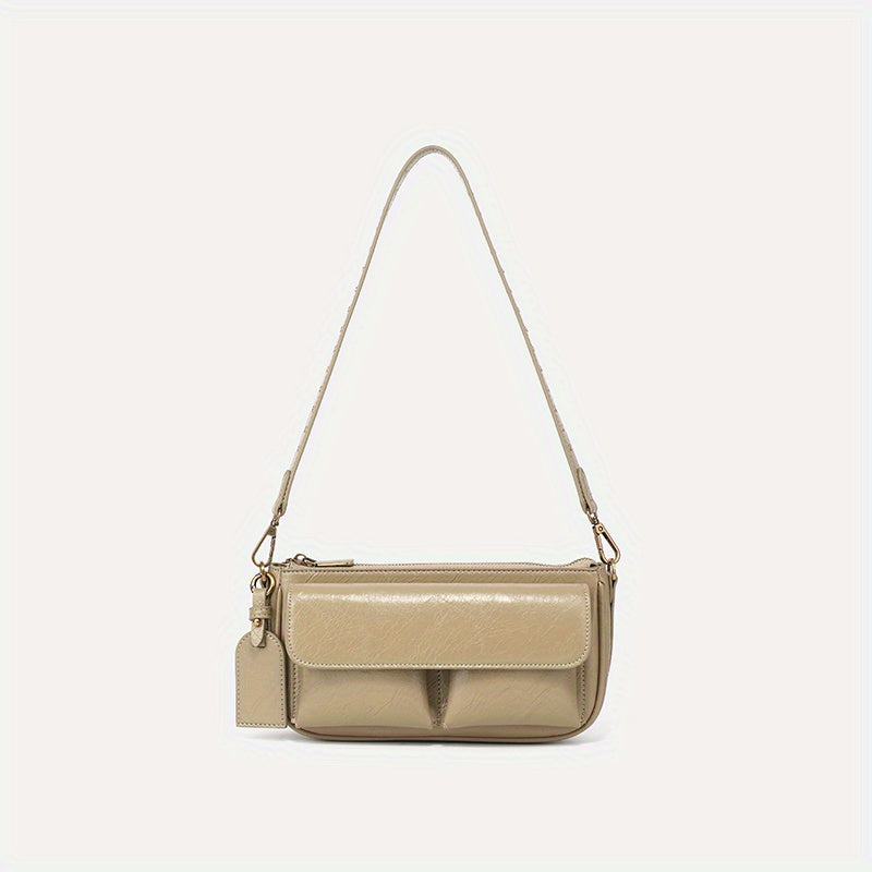 Vintage European Style Crossbody Bag with Adjustable Strap