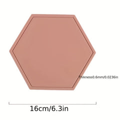 2pcs Heat Resistant Pot Mats Hexagonal Design